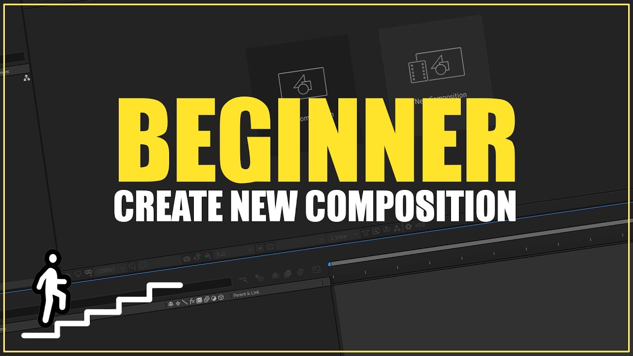 Create New Composition After Effects Beginner Tutorials CG