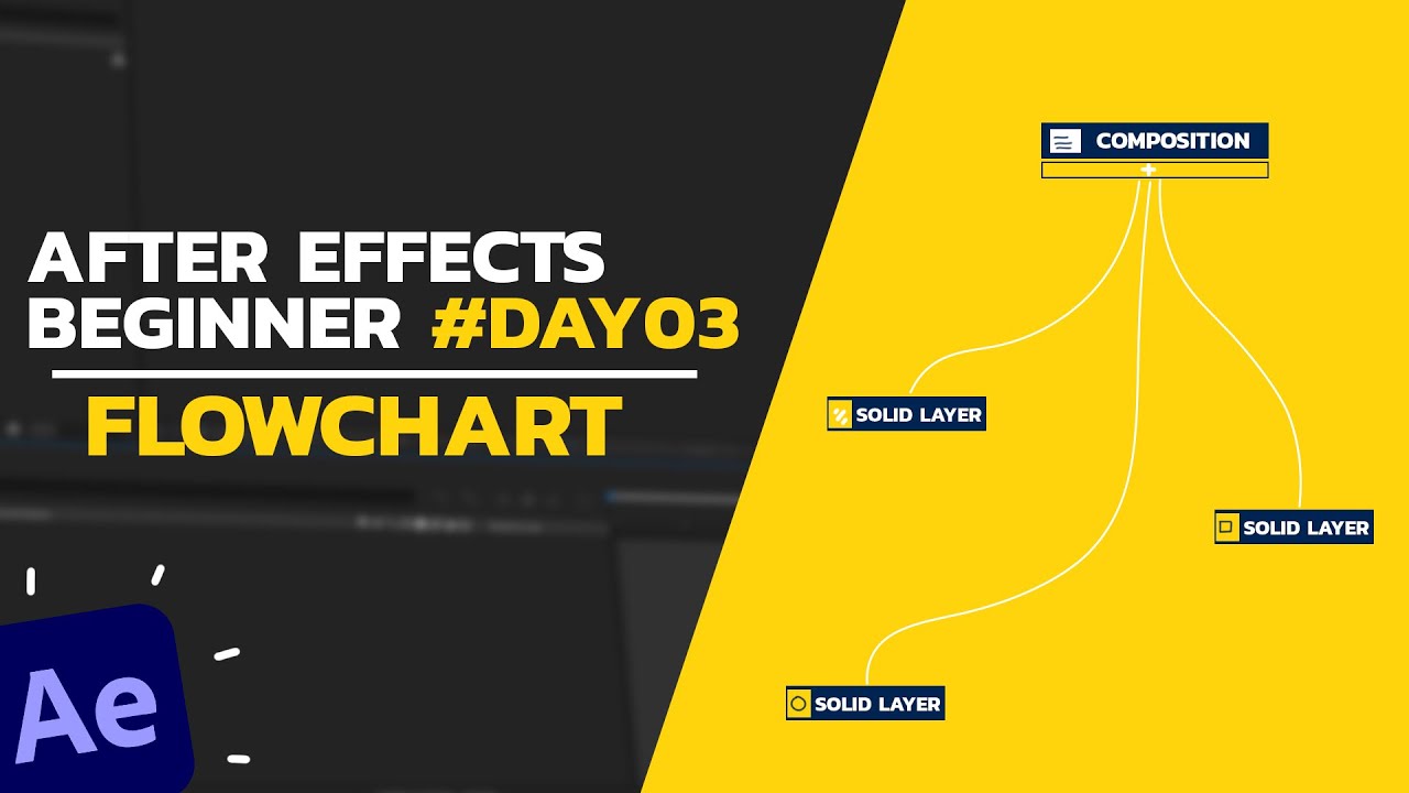After Effects Beginner Tutorials Day Flowchart Cg Animation
