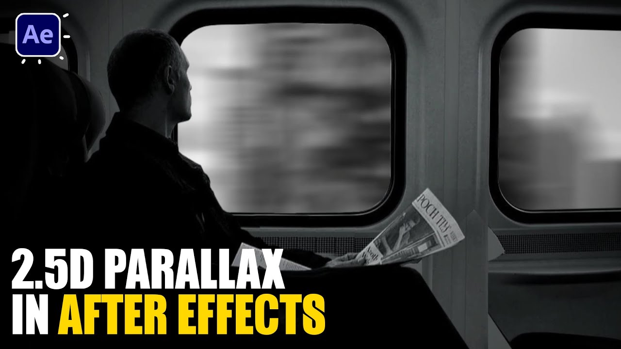 Cinematic Train D Parallax Animation In After Effects Tutorials Cg