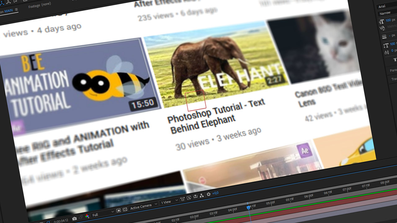 Camera Dolly and DEEP with After Effects Tutorial – CG Animation ...