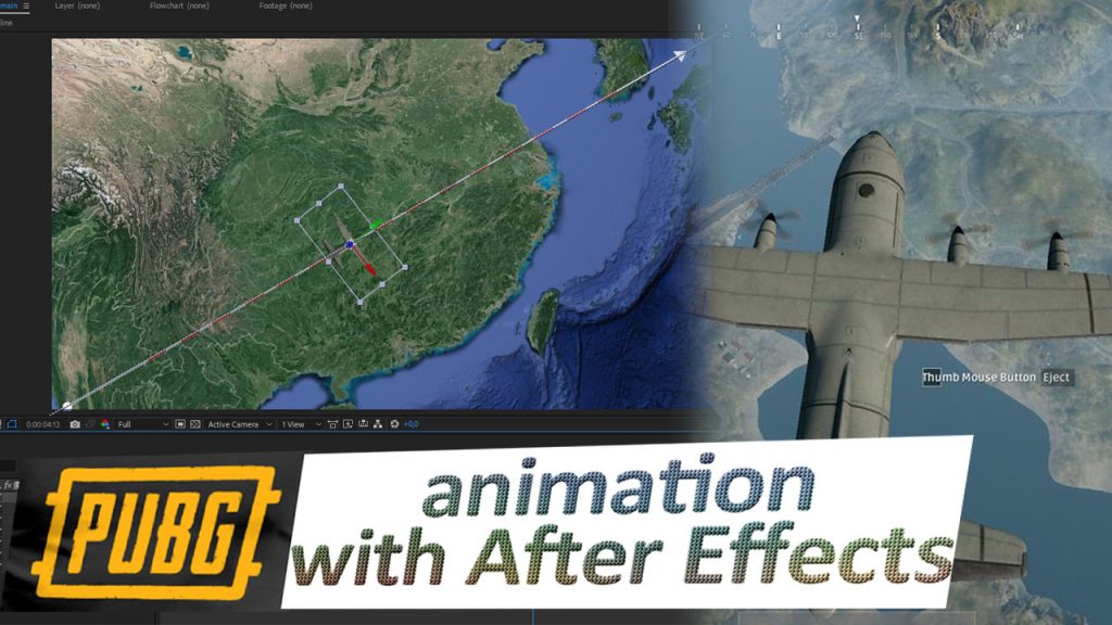 PUBG Map Animation in After Effects Tutorial – CG Animation Tutorials /  
