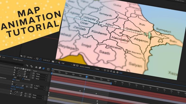 Map And Airplane Animation – After Effects Tutorial – CG Animation ...