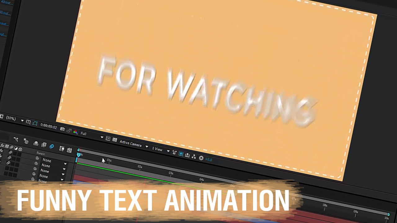 After Effects Tutorial – Funny Text Animation with Animation Compuser ...