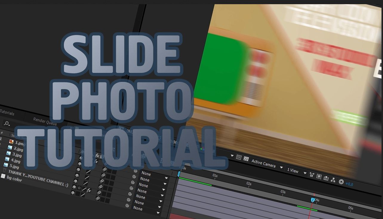 Photo Slide | After Effects Tutorial – CG Animation Tutorials ...