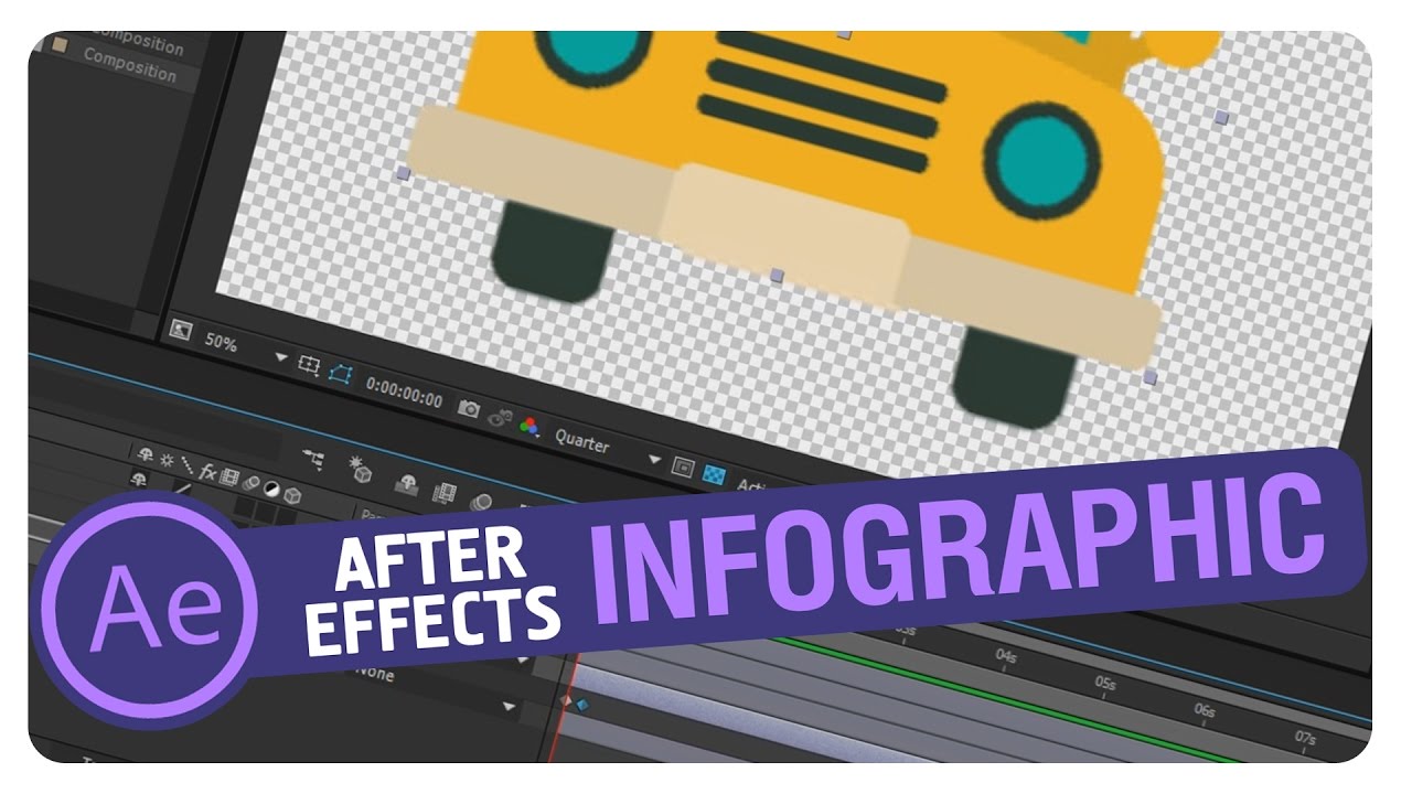 After Effects Infographic Tutorial (PART2) – CG Animation Tutorials / VOLTAGETUTORIALS.COM