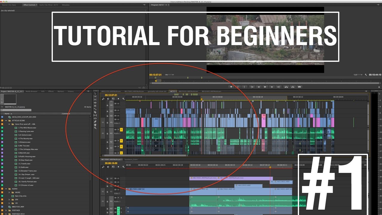 Learn Premiere Pro CC 2014 – Tutorial For Beginners #1 – CG Animation ...