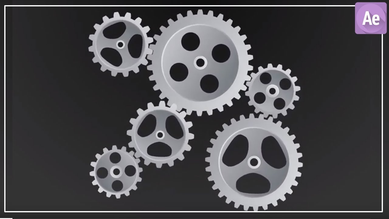 Gears Animation Tutorial in After Effects CG Animation Tutorials