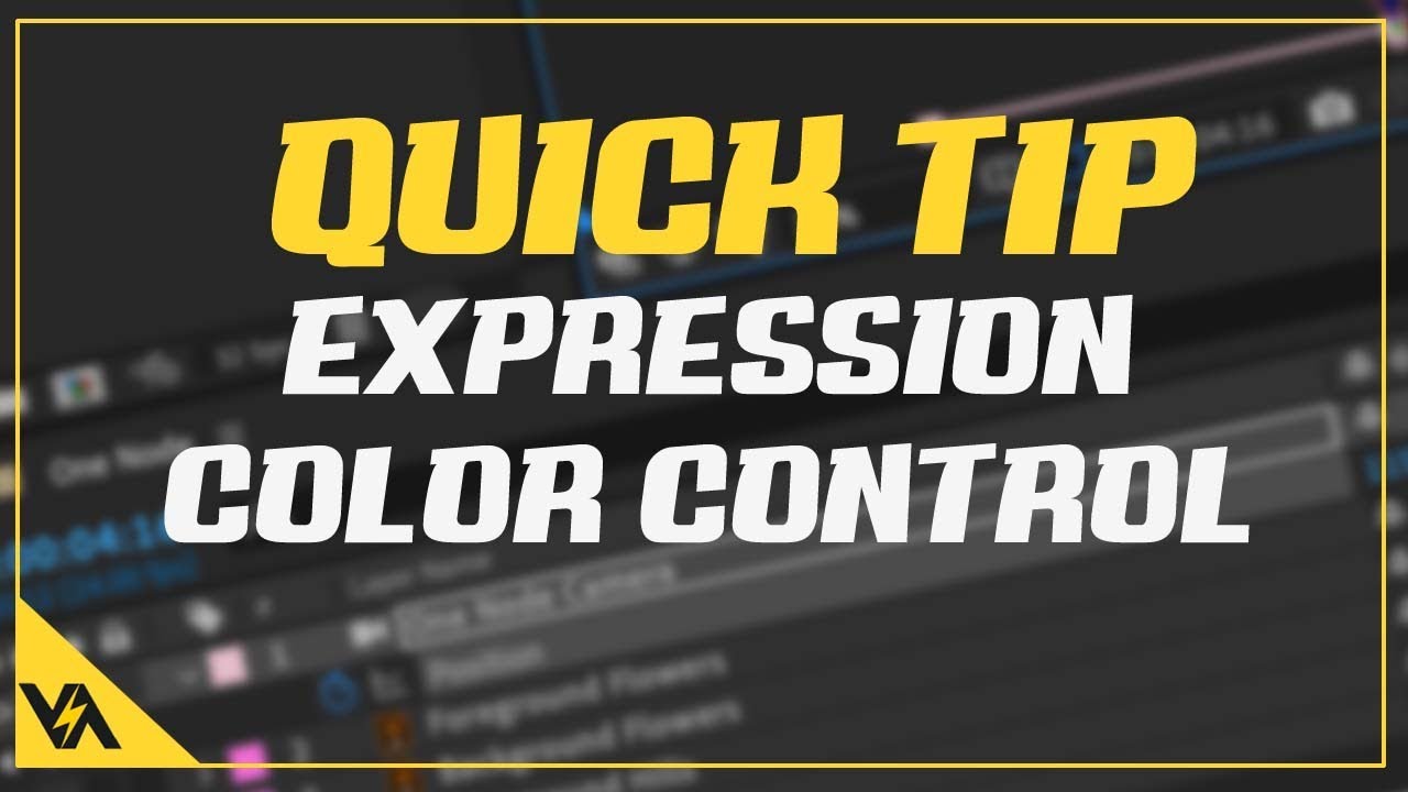 Expression Color Control – After Effects Quick Tips – CG Animation ...