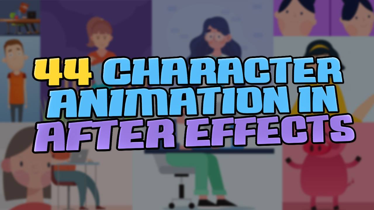 after effects character animation templates free download