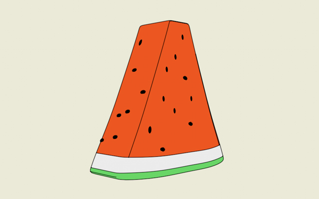 Watermelon Cartoon Shader