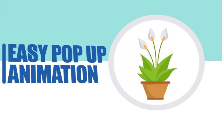Easy Pop Up Animation in After Effects Tutorials – CG Animation ...
