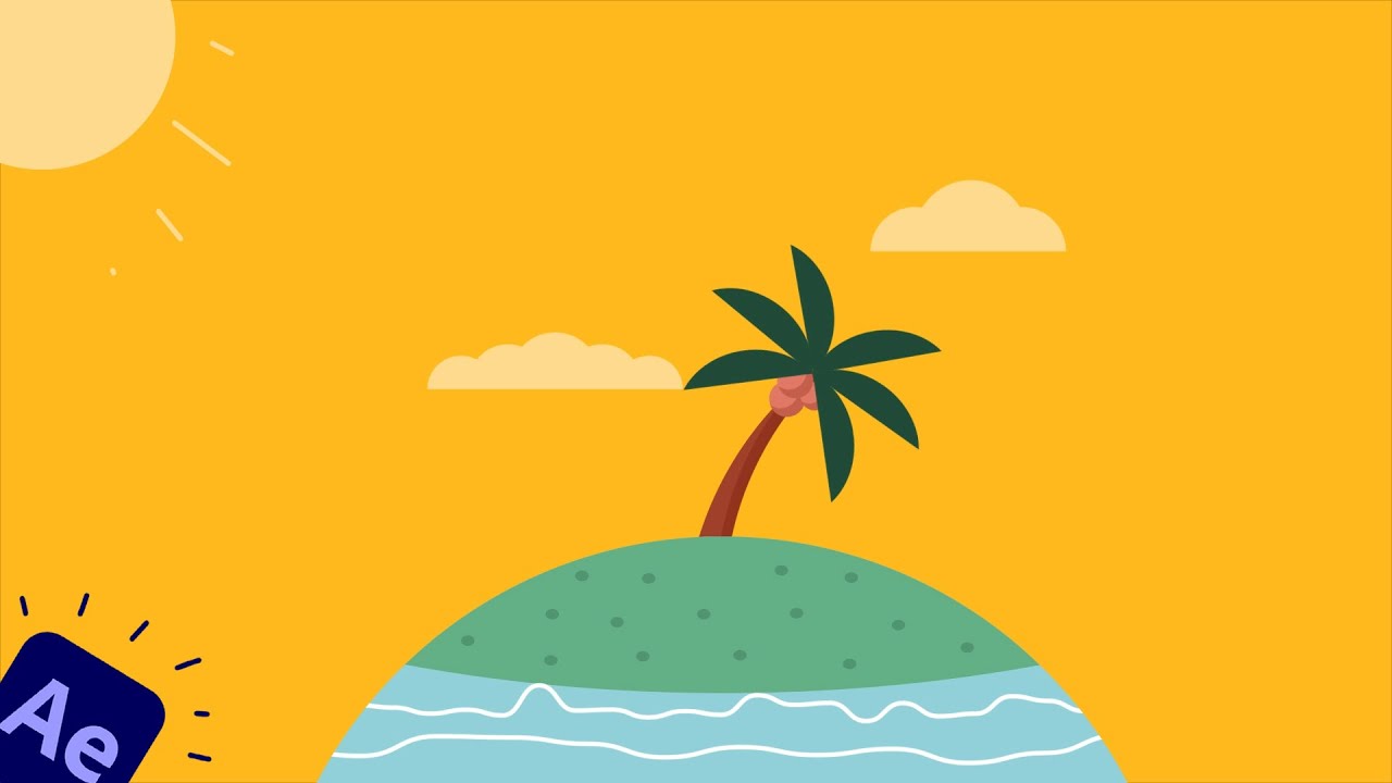 Island Animation in After Effects Tutorials – CG Animation Tutorials ...