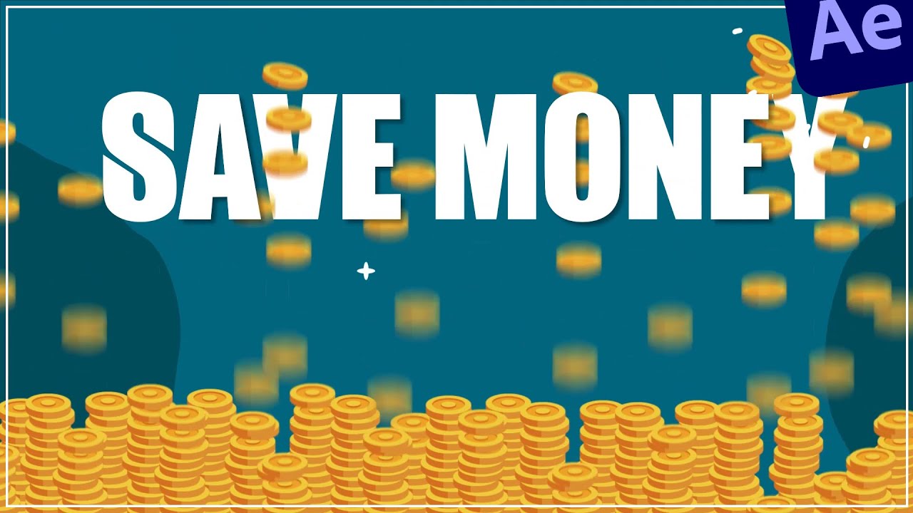 Money Save | Coin Falling Animation in After Effects Tutorials – CG ...