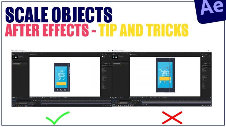 Scale Objects – After Effects Tip And Tricks | Beginner Tutorials – CG