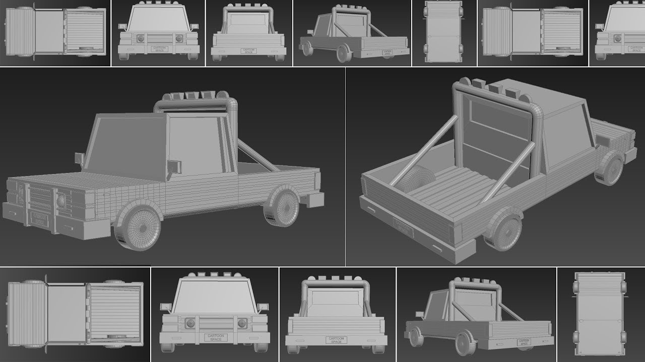 3D Studio Max – Low Poly Car Modeling Tutorial – CG Animation Tutorials ...