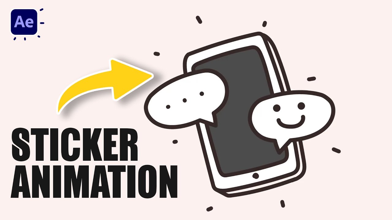 2d Stickers Animation In After Effects Tutorials – Cg Animation 