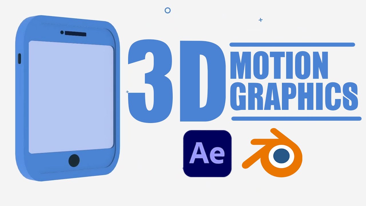 3D Motion Graphics Tutorial in After Effects | Element 3D | Blender ...