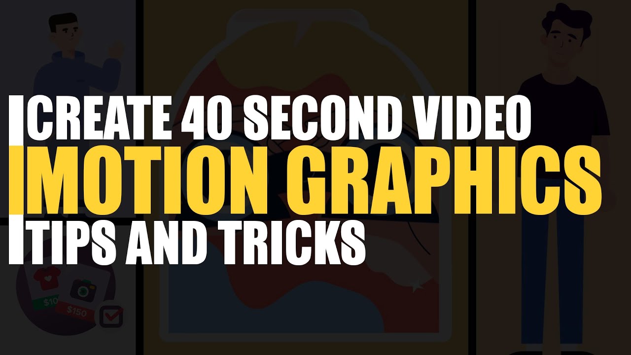Create 40 Second Animation | Motion Graphics | Tips and Tricks – CG ...