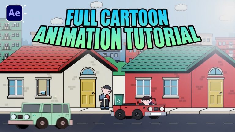 2D Cartoon City | Car | Character Animation in After Effects Tutorials ...