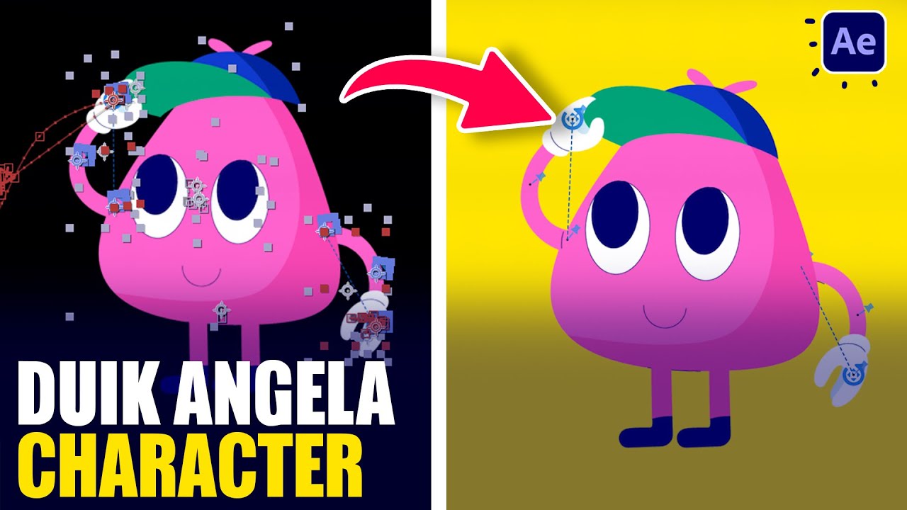 DUIK ANGELA: Easy Way Character Rigging + Animation In After Effects ...