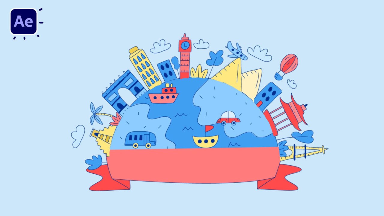 Beginner Creative Motion Graphics Tutorial In After Effects Cg