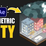 Isometric City Animation in After Effects Tutorials