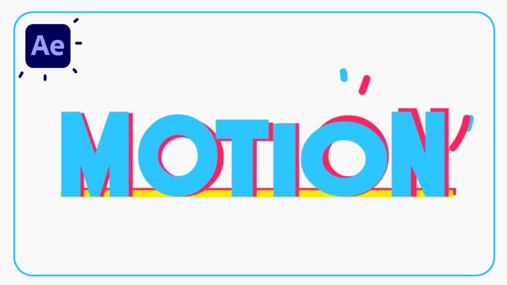 Creative Motion Text Animation in After Effects Tutorials