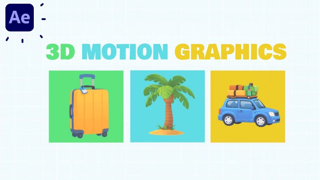 3D Motion Graphics in After Effects Tutorial 2026