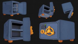 Money Safebox 3D Model