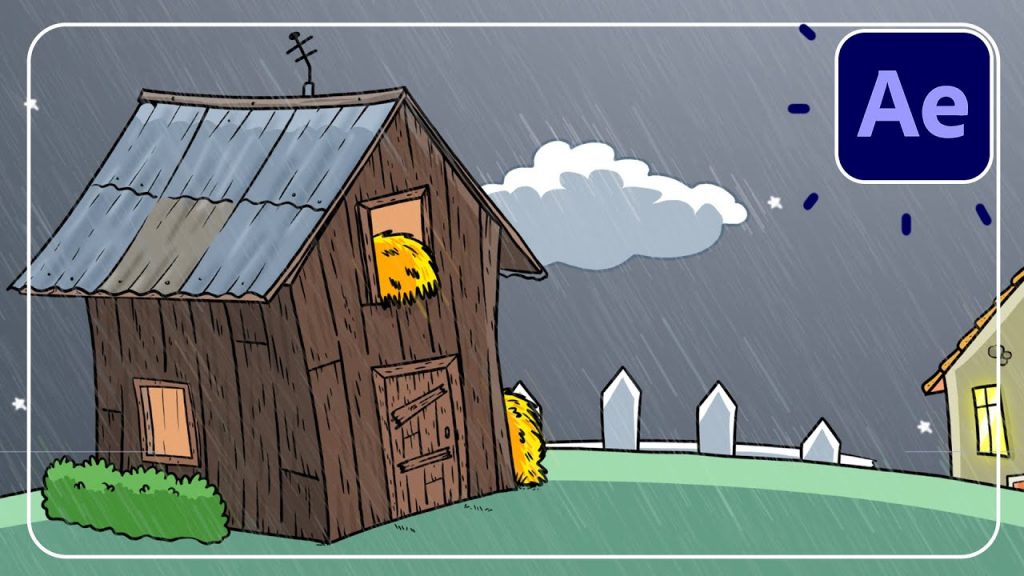 Parallax Landscape 2D Animation in After Effects Tutorials