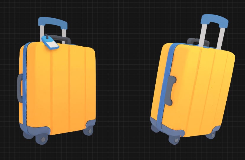 Suitcase 3D Model
