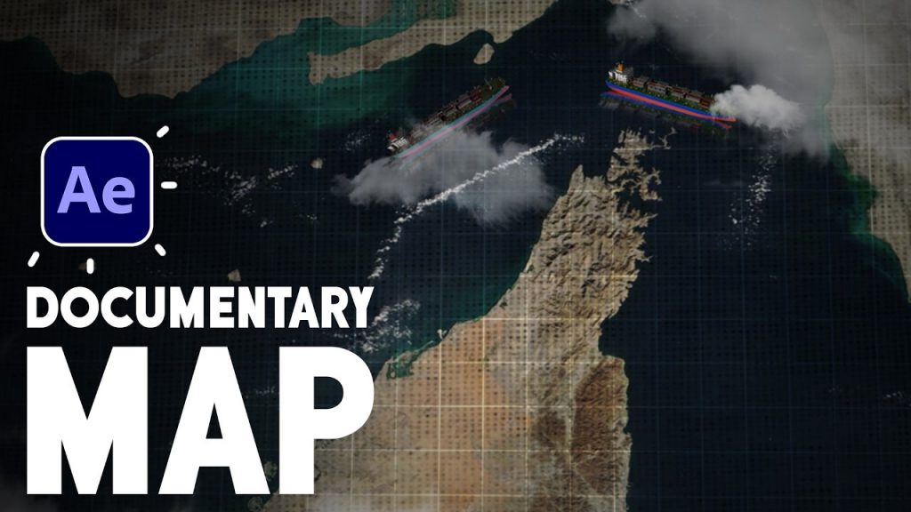 Documentary MAP Animation in After Effects Tutorials