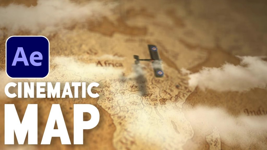 Cinematic Documentary MAP Animation in After Effects Tutorials
