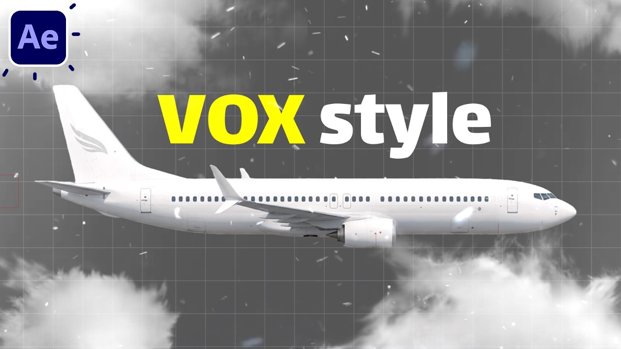 Vox Graphics VOX Style 3D Camera Documentary Collage Animation in After Effects ...