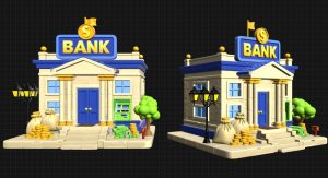 Bank 3D Model