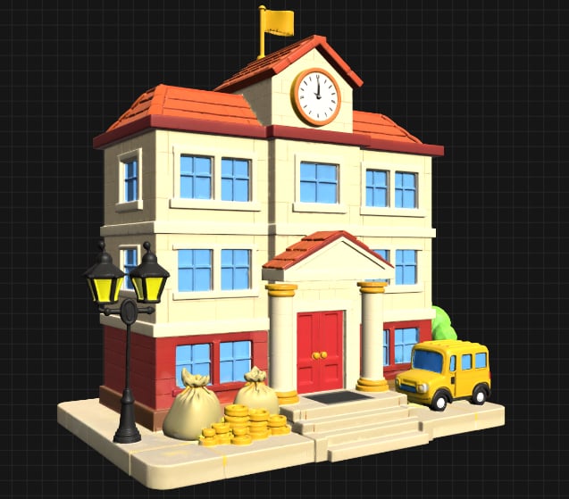 Business Center 3D Model