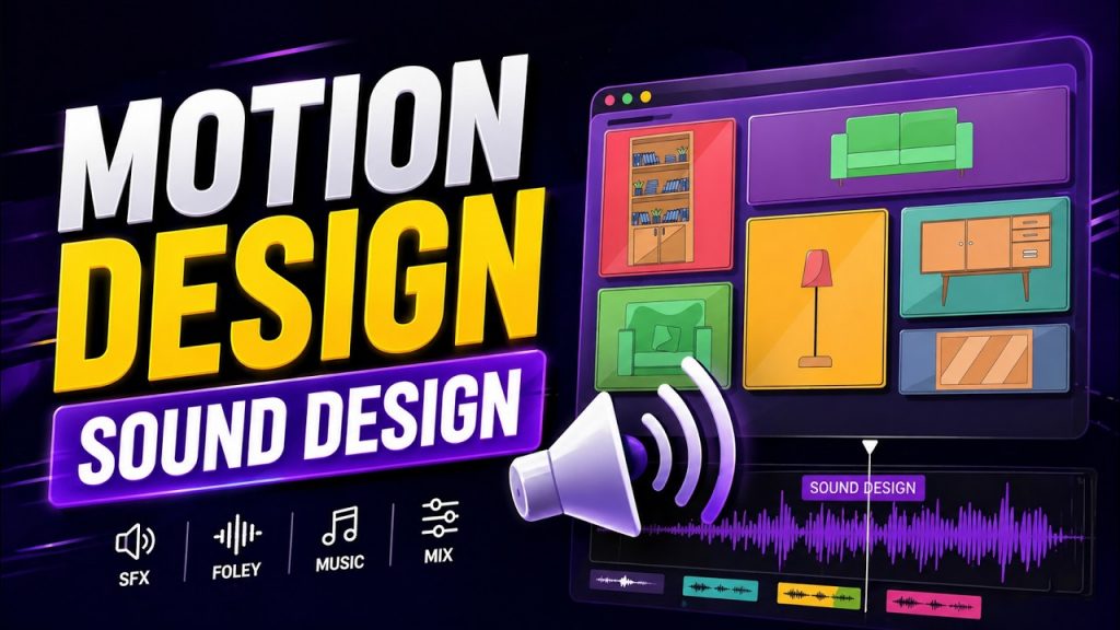 Motion Graphics Sound Design with AI Video Composer Full Tutorial