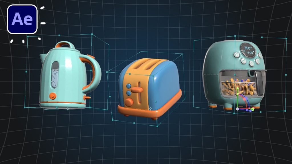 3D E-Commerce Motion Graphics Animation in After Effects Tutorials