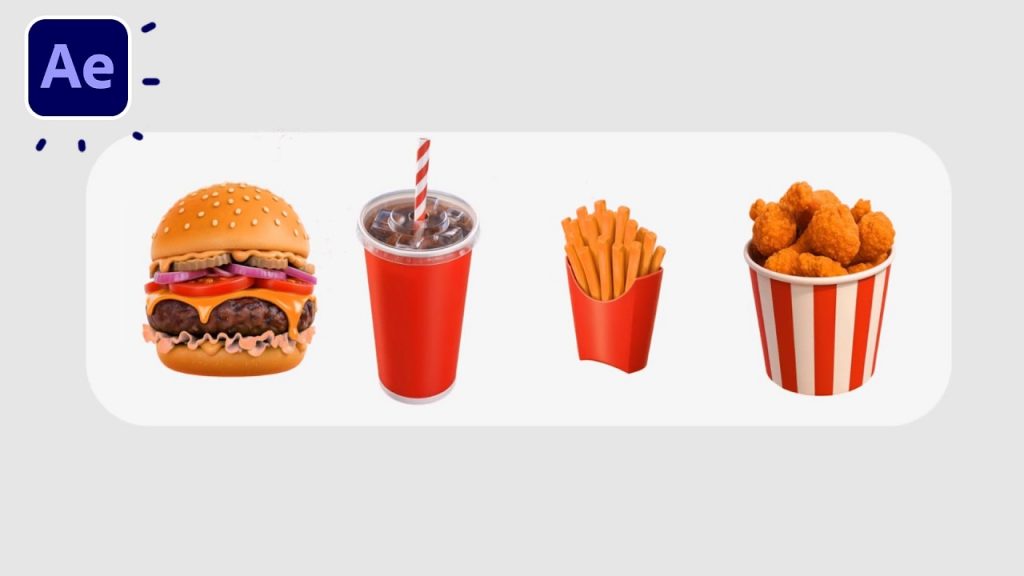 Motion Graphics Elements Morphing to 3D Icons Animation in After Effects Tutorials