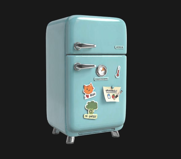 fridge_3d_model