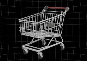 shopping_cart_3d_model