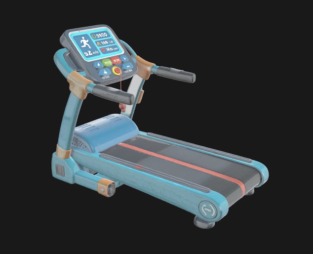 treadmill_3d_model