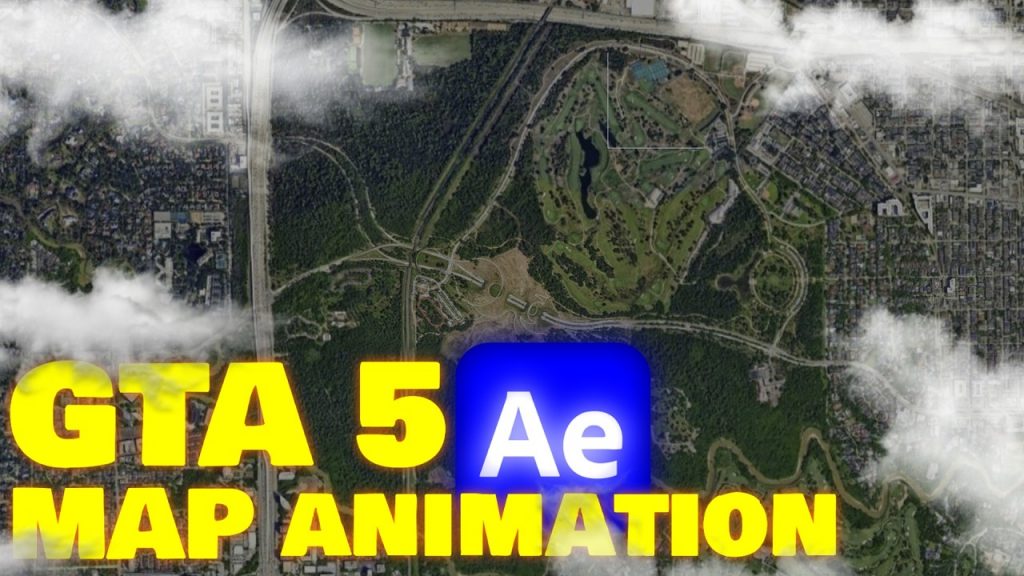 GTA Map Animation in After Effects Tutorials