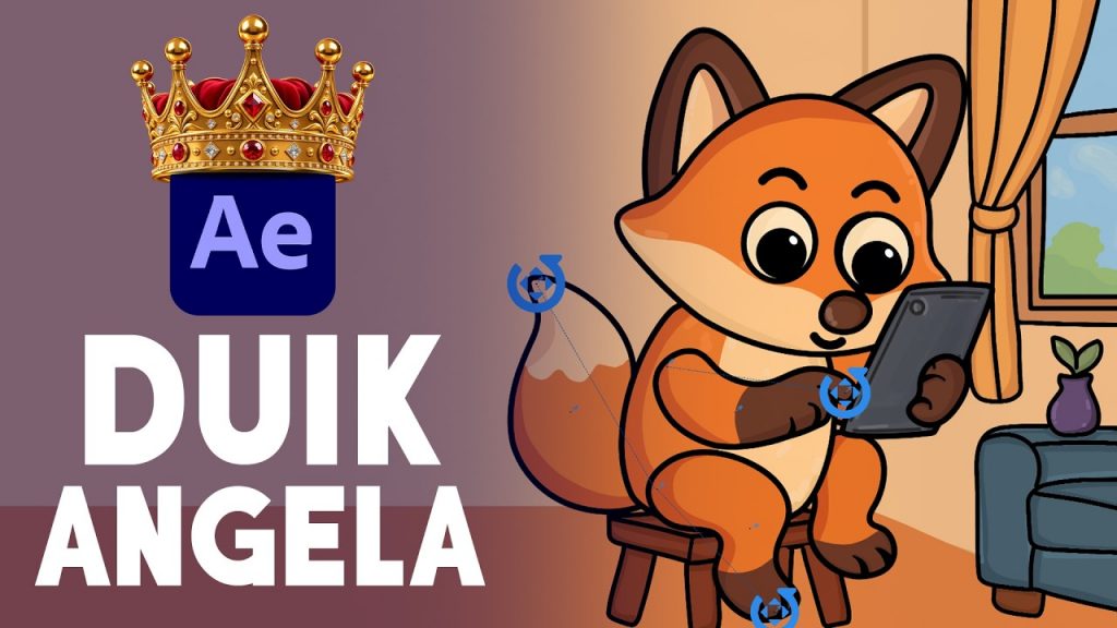 2D Cartoon Character Rigging and Animate With Duik Angela in After Effects Tutorials