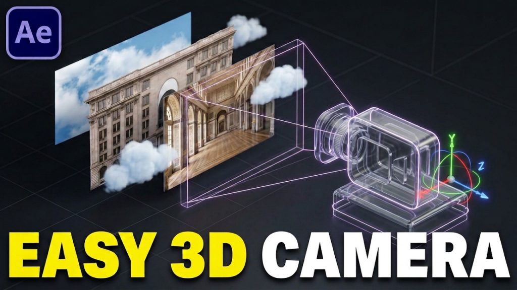 Easy 3D Camera Animation After Effects Tutorial