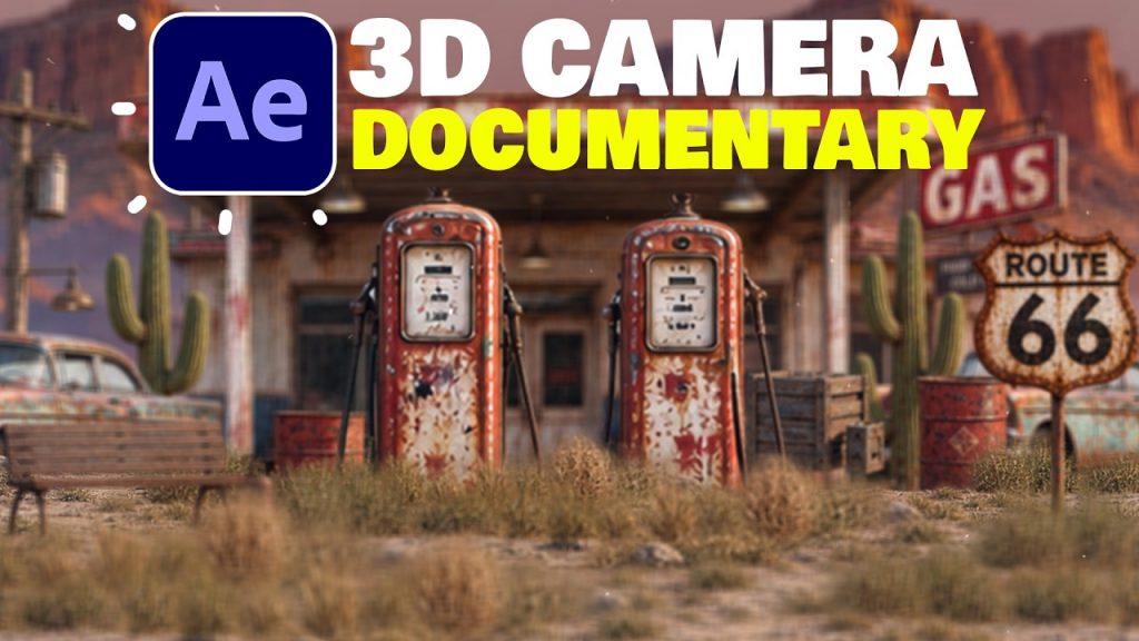 3D Camera Cinematic Style Parallax Animation in After Effects Tutorials