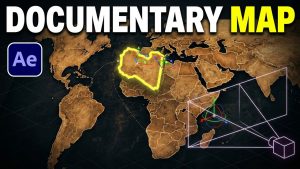 Create Cinematic Map Animation After Effects Tutorial