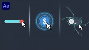 Easy 3 Types of Cursor Animation After Effects Tutorial